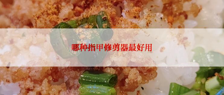 哪种指甲修剪器最好用
