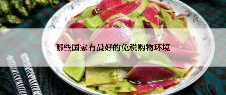 哪些国家有最好的免税购物环境