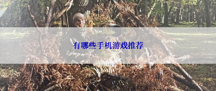 有哪些手机游戏推荐