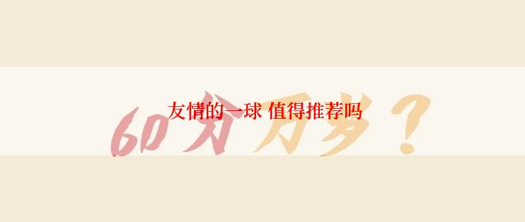  友情的一球 值得推荐吗