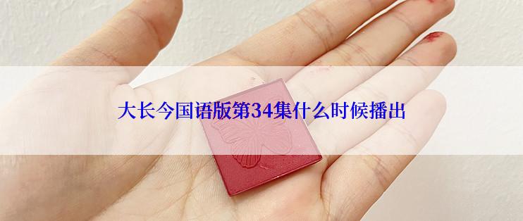 大长今国语版第34集什么时候播出