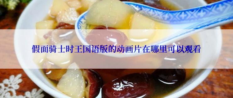 假面骑士时王国语版的动画片在哪里可以观看