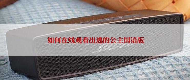  如何在线观看出逃的公主国语版