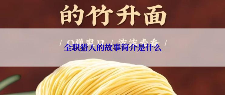全职猎人的故事简介是什么
