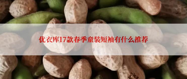 优衣库17款春季童装短袖有什么推荐