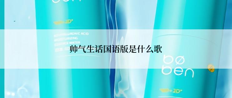 帅气生话国语版是什么歌
