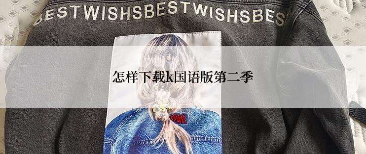 怎样下载k国语版第二季