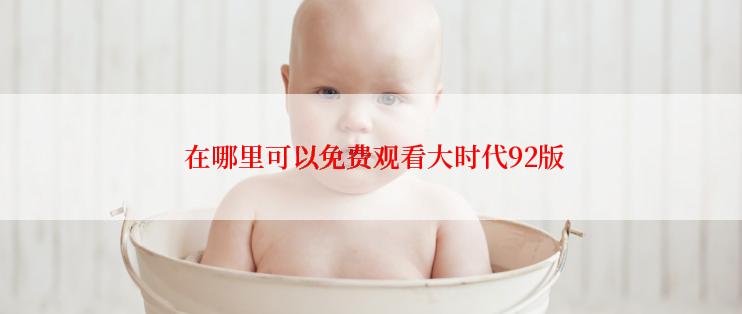  在哪里可以免费观看大时代92版