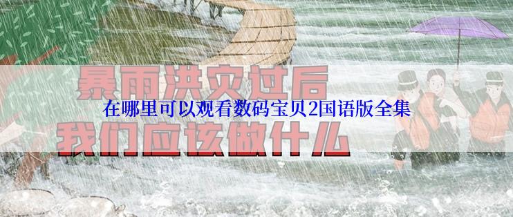 在哪里可以观看数码宝贝2国语版全集