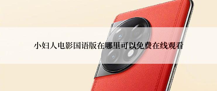 小妇人电影国语版在哪里可以免费在线观看