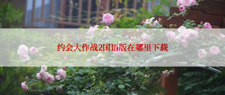 约会大作战2国语版在哪里下载