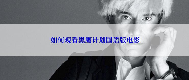 如何观看黑鹰计划国语版电影
