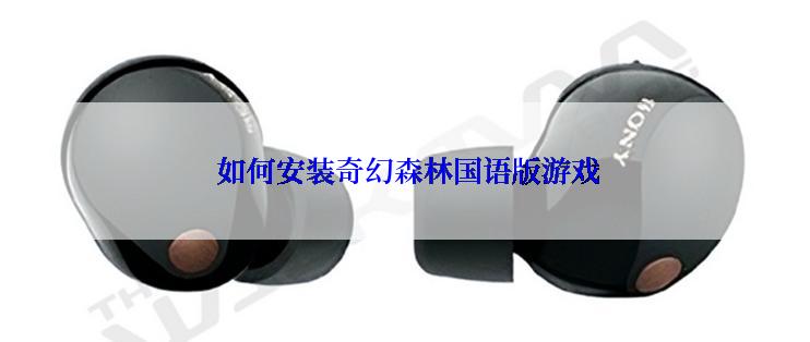 如何安装奇幻森林国语版游戏
