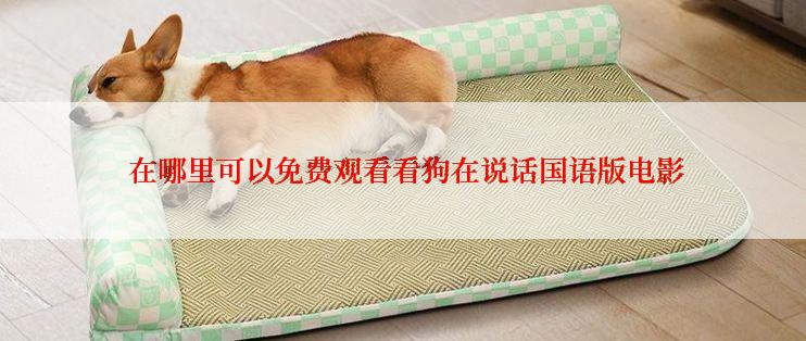  在哪里可以免费观看看狗在说话国语版电影