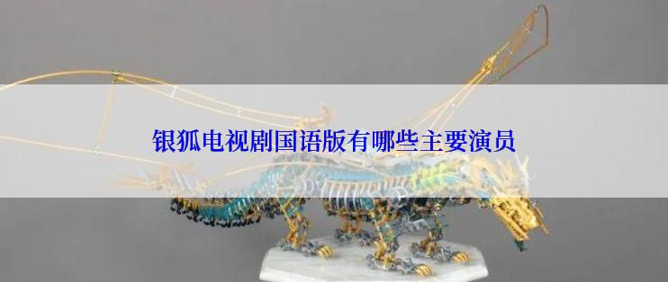 银狐电视剧国语版有哪些主要演员