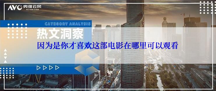 因为是你才喜欢这部电影在哪里可以观看