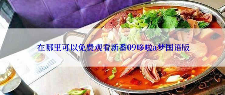  在哪里可以免费观看新番09哆啦a梦国语版