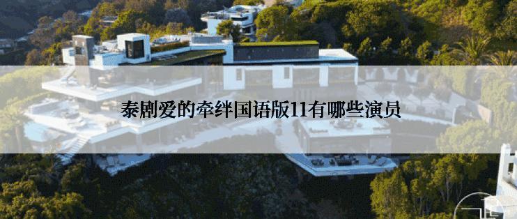  泰剧爱的牵绊国语版11有哪些演员