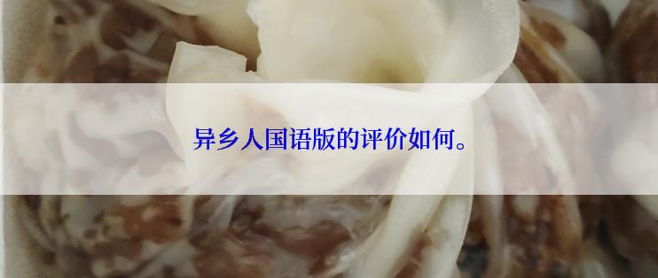 异乡人国语版的评价如何。