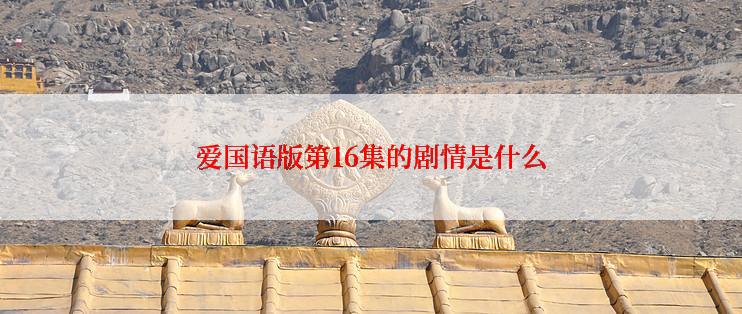 爱国语版第16集的剧情是什么