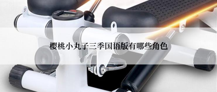 樱桃小丸子三季国语版有哪些角色