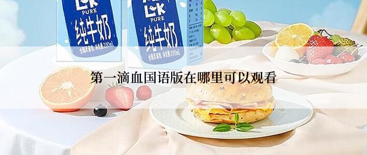 第一滴血国语版在哪里可以观看