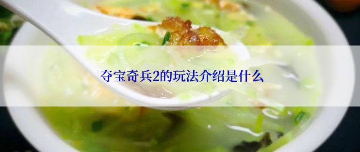 夺宝奇兵2的玩法介绍是什么