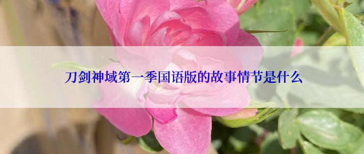 刀剑神域第一季国语版的故事情节是什么