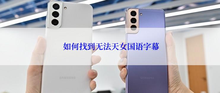 如何找到无法天女国语字幕