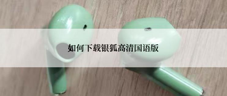 如何下载银狐高清国语版