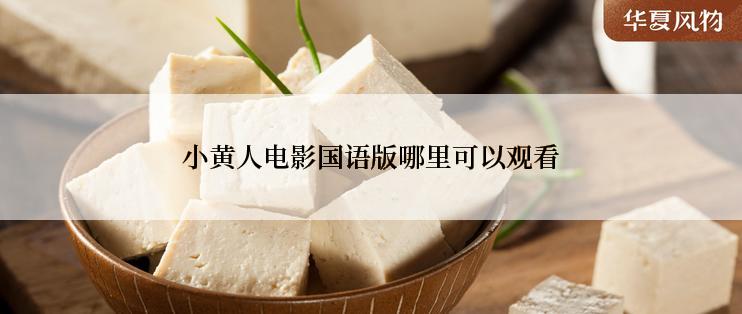 小黄人电影国语版哪里可以观看