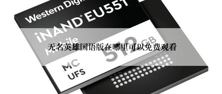  无名英雄国语版在哪里可以免费观看