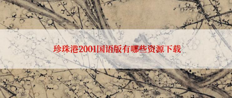  珍珠港2001国语版有哪些资源下载