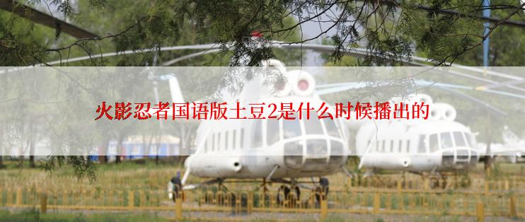 火影忍者国语版土豆2是什么时候播出的