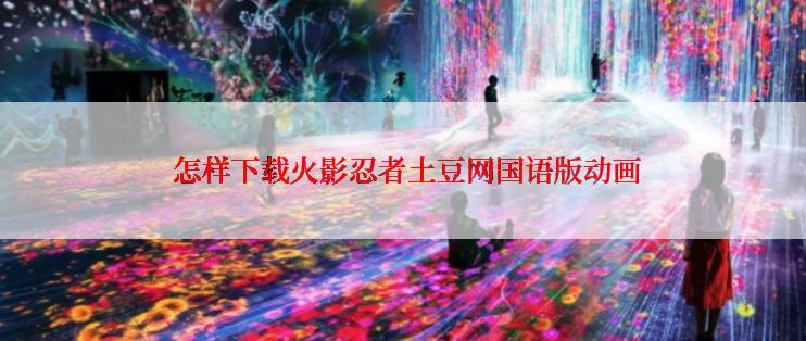  怎样下载火影忍者土豆网国语版动画