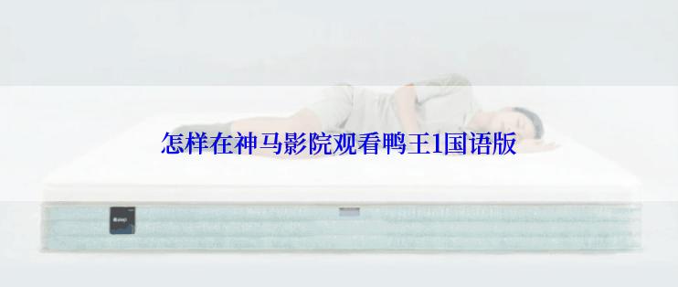怎样在神马影院观看鸭王1国语版
