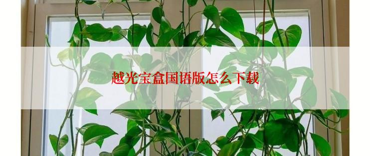 越光宝盒国语版怎么下载