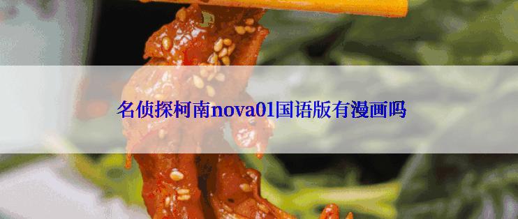 名侦探柯南nova01国语版有漫画吗