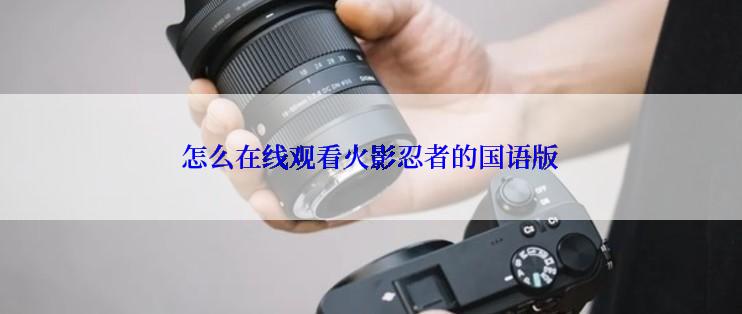 怎么在线观看火影忍者的国语版