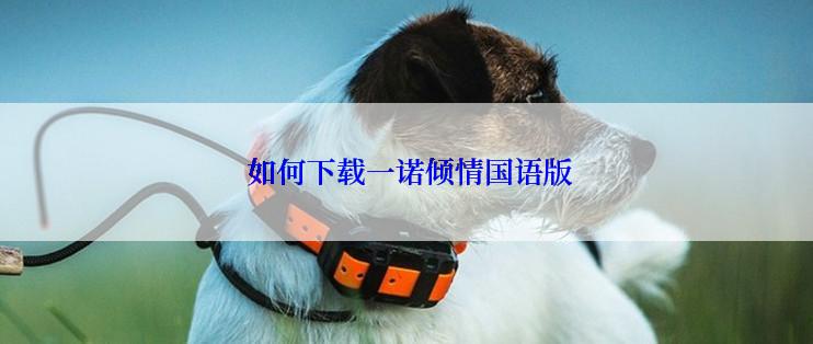  如何下载一诺倾情国语版