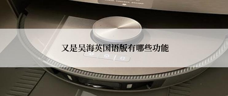  又是吴海英国语版有哪些功能