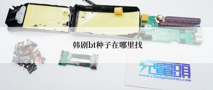  韩剧bt种子在哪里找