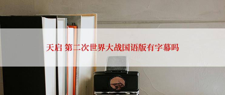 天启 第二次世界大战国语版有字幕吗