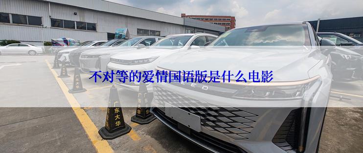 不对等的爱情国语版是什么电影