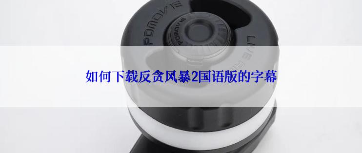 如何下载反贪风暴2国语版的字幕