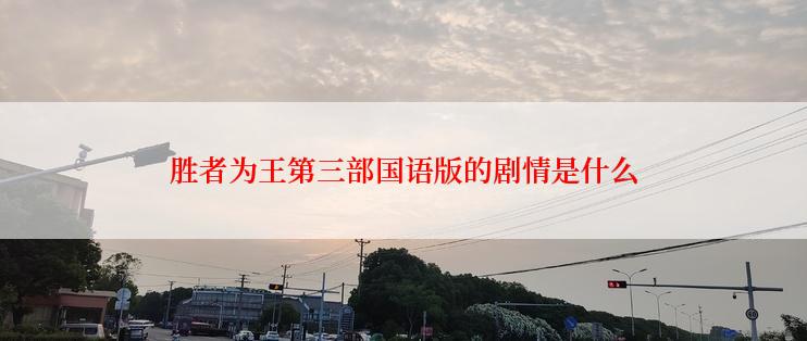 胜者为王第三部国语版的剧情是什么