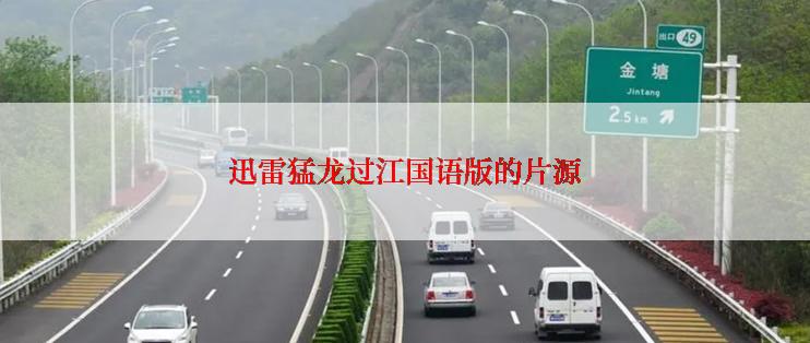 迅雷猛龙过江国语版的片源