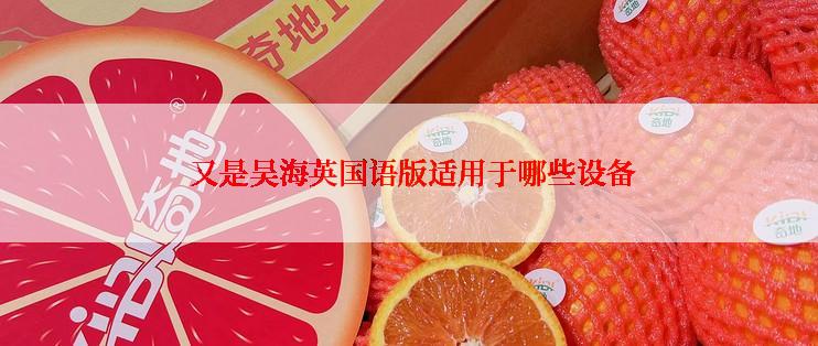  又是吴海英国语版适用于哪些设备