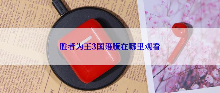 胜者为王3国语版在哪里观看