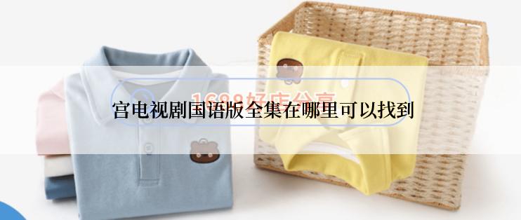 宫电视剧国语版全集在哪里可以找到